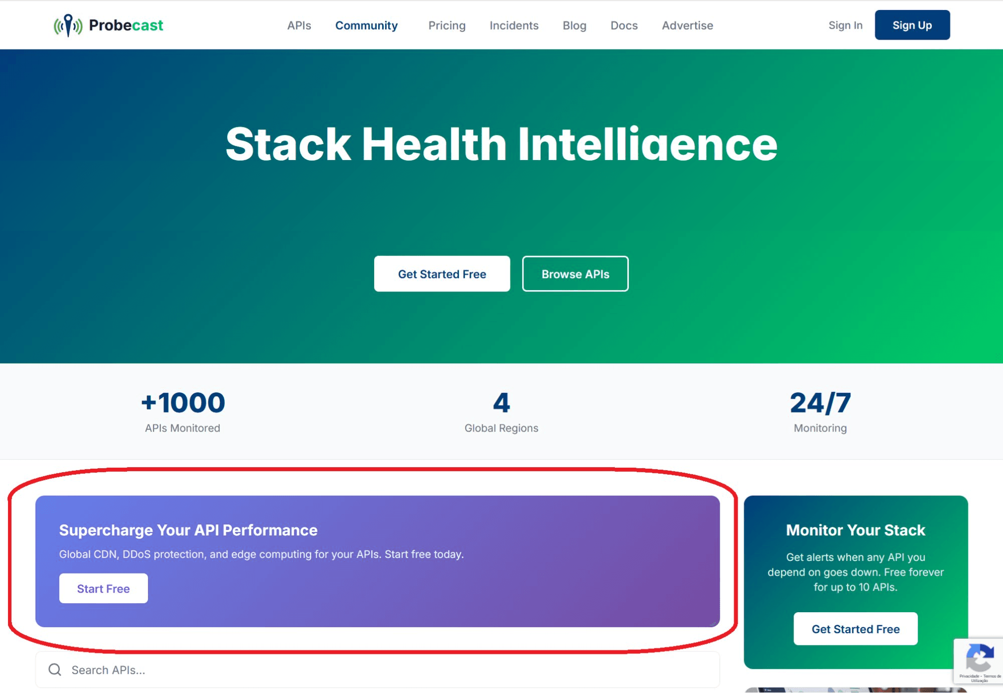 Homepage Banner placement preview